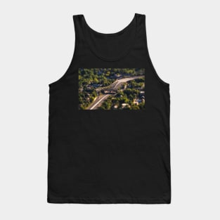 Highway With Tilt Shift Effect Applied Tank Top